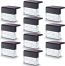 Waterproof New RGB LED Solar Light Step Fence Light