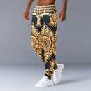 Printed jogging pants casual pants