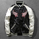 Veste de baseball brodée Heavy Industries pour homme, veste Yokosuka