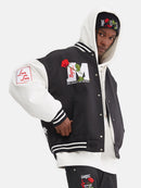 Veste de baseball épaisse en coton pour homme, tendance automne-hiver