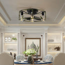 Built-in Ceiling Fan With Light And Remote Control