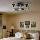 Built-in Ceiling Fan With Light And Remote Control