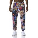 Printed jogging pants casual pants