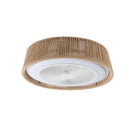 Bohemian Style LED Dimmable Ceiling Light With Built-in Fan - Remote Control