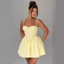 Y2g European And American Ins Summer Sexy Slim Fit Dress Hot Girl Backless