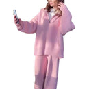 Loose Gentle Casual Wide-leg Pants Two-piece Set