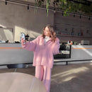 Loose Gentle Casual Wide-leg Pants Two-piece Set