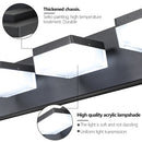 Modern 6 Lights Black LED Makeup Mirror Fixtures For Bathroom And Vanity Unavailable Platforms- Temu