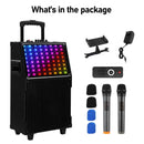 12in 60W LED Spectrum Light Bluetooth Remote Control Rod Speaker