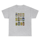 European And American Retro Printed Foreign Trade T-shirt Cute Solid Color