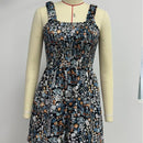 Combinaison short à imprimé fleuri, mode d'été, body de plage sans manches