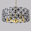 Modern Crystal Chandelier, Suitable For Living Room Round Crystal Lamp Luxury Home Decoration Lamps