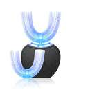 Brosse à dents électrique automatique intelligente à 360 degrés, étanche, type U, blanchiment des dents, lumière bleue, chargement USB