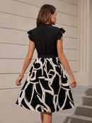 Summer Loose Casual Women's Butterfly Sleeve Dress