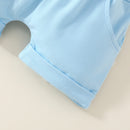 Fashion New Boy Cartoon Dinosaur Printing Suit