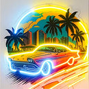 Neon-Cartoon-Cartoon-Innendekoration