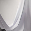 Women's V-collar Contrast Color Striped Loose Zip Long-sleeved T-shirt