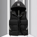 Men's Coat Hooded Thickened Warm Waistcoat Cotton Vest