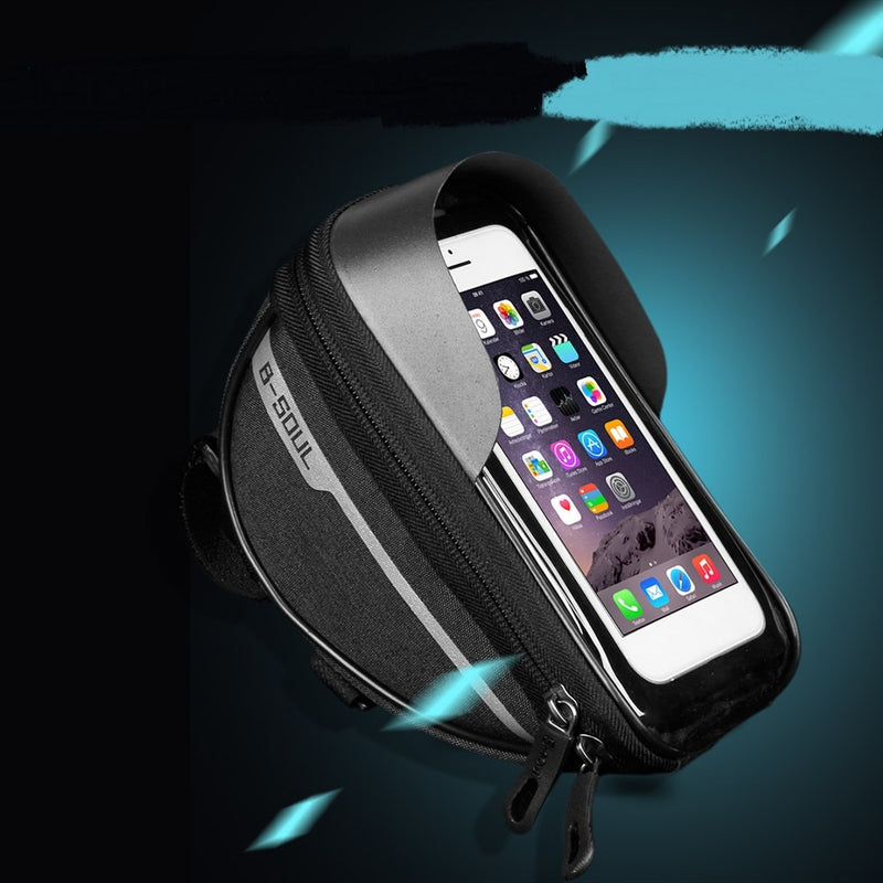 Support de téléphone portable pour vélo Poche avant pour téléphone portable