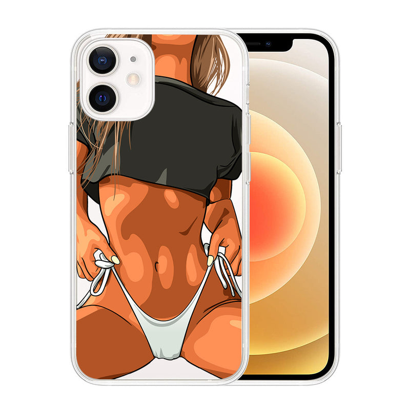 Étui de téléphone portable à imprimé personnalisé et sexy