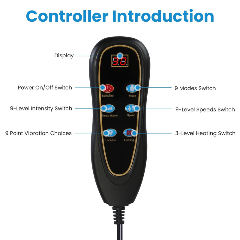 Full Body Electric Massage Pad With Heating Function