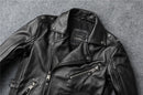 Slim Fit Soft First Layer Cowhide Biker's Leather Jacket