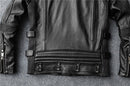 Slim Fit Soft First Layer Cowhide Biker's Leather Jacket