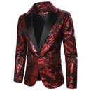 Men's Bronzing Printed Suit Jacket Fashion