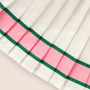 Toddler Girls 2 Piece Outfit Colorblock Letter Graphic Print Sweatshirt And Pleated Skirt Set