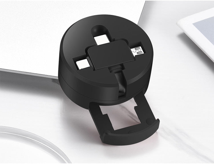 Le câble de données trois en un