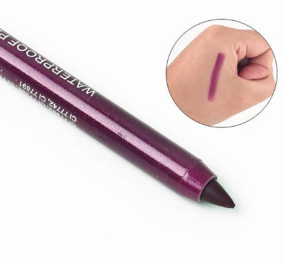 Wine Red Green Blue Purple Silver  Eyeliner Eye And Eye Multi-use Eye Shadow Lipstick Eyebrow Pencil