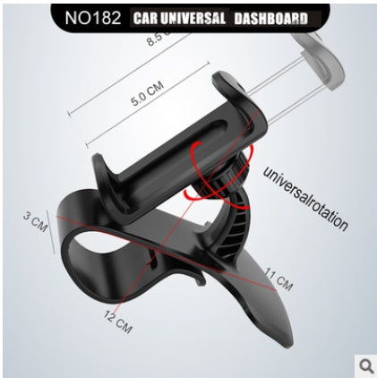 Support de téléphone universel pour voiture, rotation à 360 degrés 