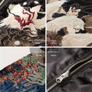 Men's Embroidered Double-sided Thick Coat