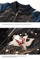 Men's Embroidered Double-sided Thick Coat