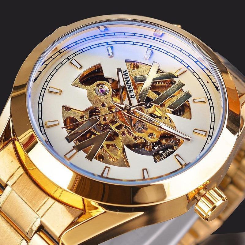 Men's Hollowed-out Waterproof Automatic Mechanical Watch