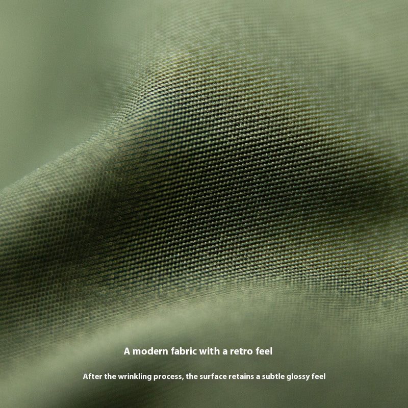 Workwear Japanese Single-breasted Coat For Men Winter