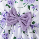 Girls' Colorful Suspender Skirt Solid Color Coat Set