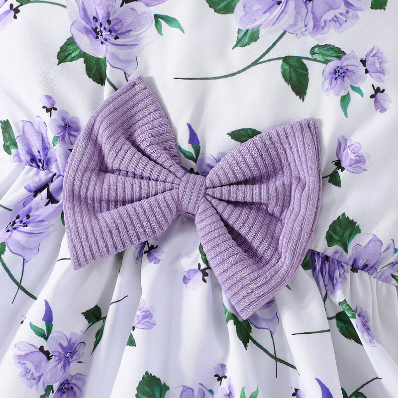 Girls' Colorful Suspender Skirt Solid Color Coat Set