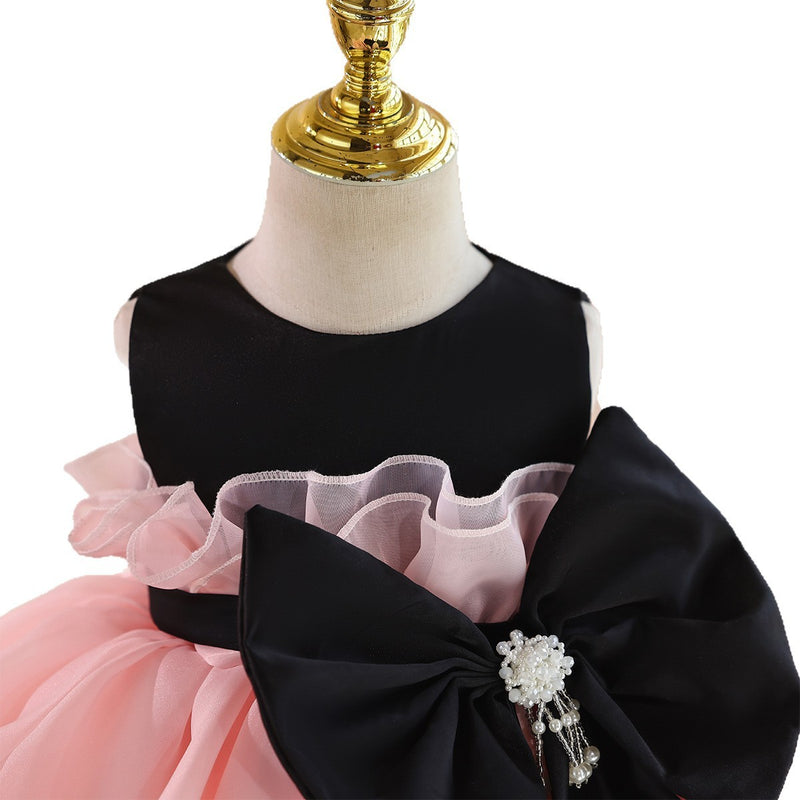 Mori Style Birthday Mesh Umbrella Princess Dress