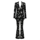 Fashion Women's Suit Starfish Long Three-piece Suit