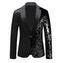 Men's Sequined Suit Jacket Dance Dress