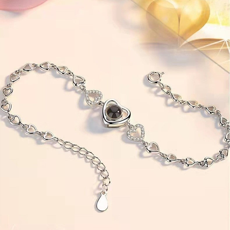 Language I Love You Heart To Heart Bracelet