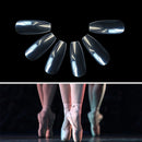 500 faux ongles naturels transparents