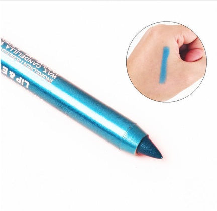 Wine Red Green Blue Purple Silver  Eyeliner Eye And Eye Multi-use Eye Shadow Lipstick Eyebrow Pencil