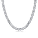 Life Convention Luxury Fashion Mossan Diamond S925 Silver Necklace