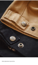 Canvas Turn-down Collar Coat Men's Autumn