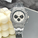 Fashion Men's And Women's Same Steel Belt Quartz With Calendar Waterproof Couple's Watch