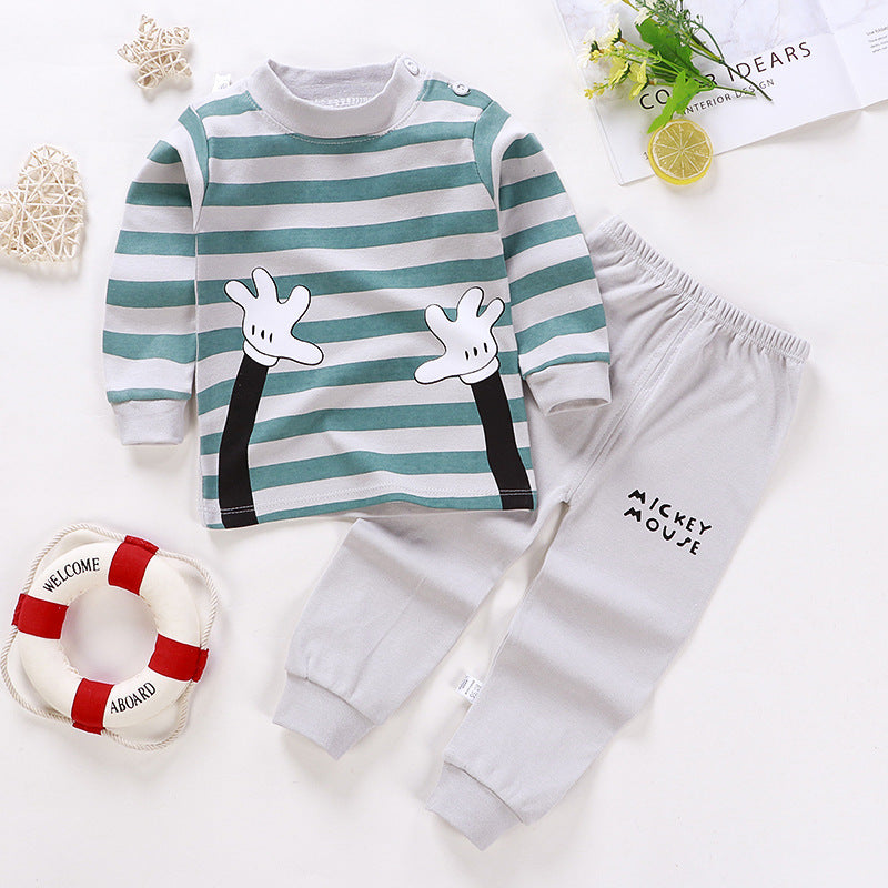 Autumn And Winter Underwear Suit Cotton New Men And Women
