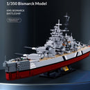 Battleship Bismarck Aircraft Carrier Children's Educational Assembly Toy