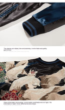 Men's Embroidered Double-sided Thick Coat